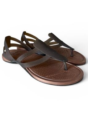 CROCS Adrina Strappy Sandals Women’s Slip On Casual Size 6